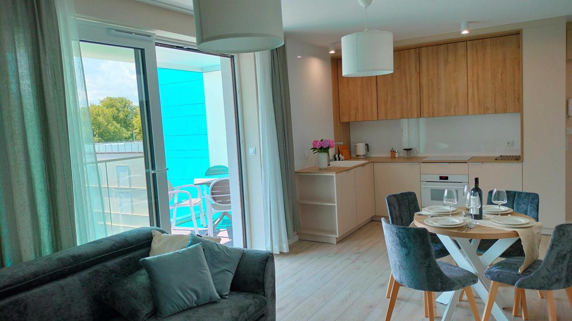 Cicha Przystan Apartamenty Whiteblue Sauna&Fitness&Parking Kolobrzeg Luaran gambar